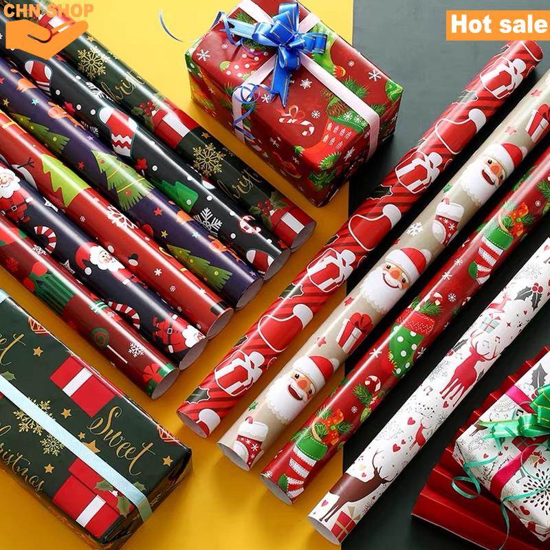 75*52cm Christmas wrapping paper large Gift paper wrapper