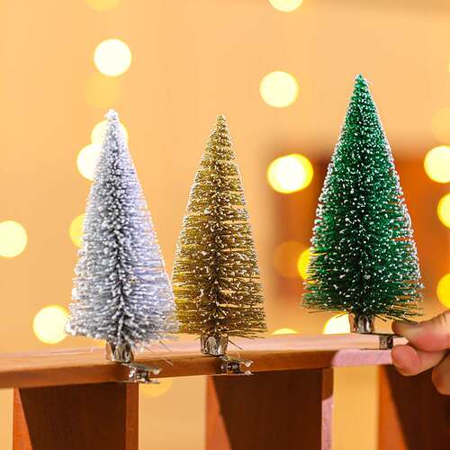 Christmas tree decoration mini cedar tree gift圣诞树装饰