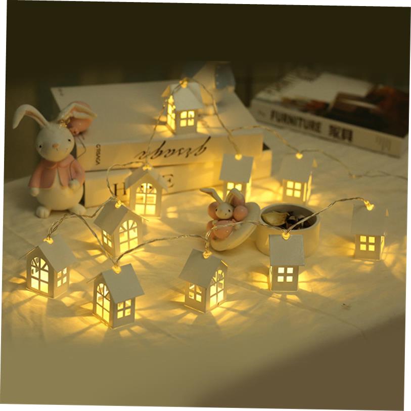 1.5M 10pcs LED Christmas Tree House Style Fairy Light Led