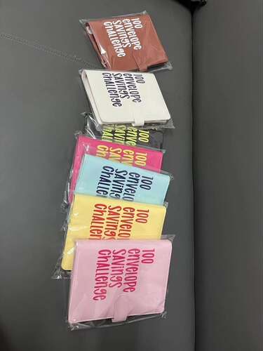 A5 100 Envelope Challenge Binder money organizer for couples