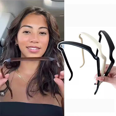 New Sunglasses Frame Shape Plastic Hairband For Women Elegan