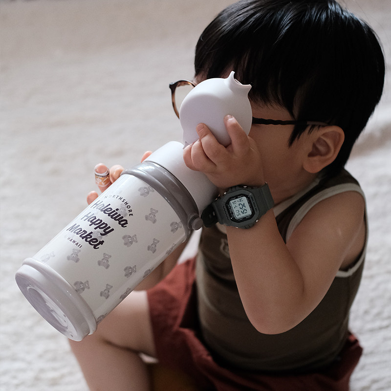 haleiwa儿童保温杯大容量水壶上学专用防呛吸管316水杯子24年新款,婴童用品,儿童水杯,淘宝优惠券,粉丝福利购,淘宝优惠卷