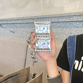 ins爱心diy贴纸糖果保护套适用airpods新3代airpods3硅胶2代苹果蓝牙无线耳机套4软壳airpodspro3耳机包三代