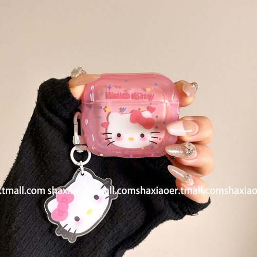 蝴蝶结HelloKitty猫卡通耳机壳