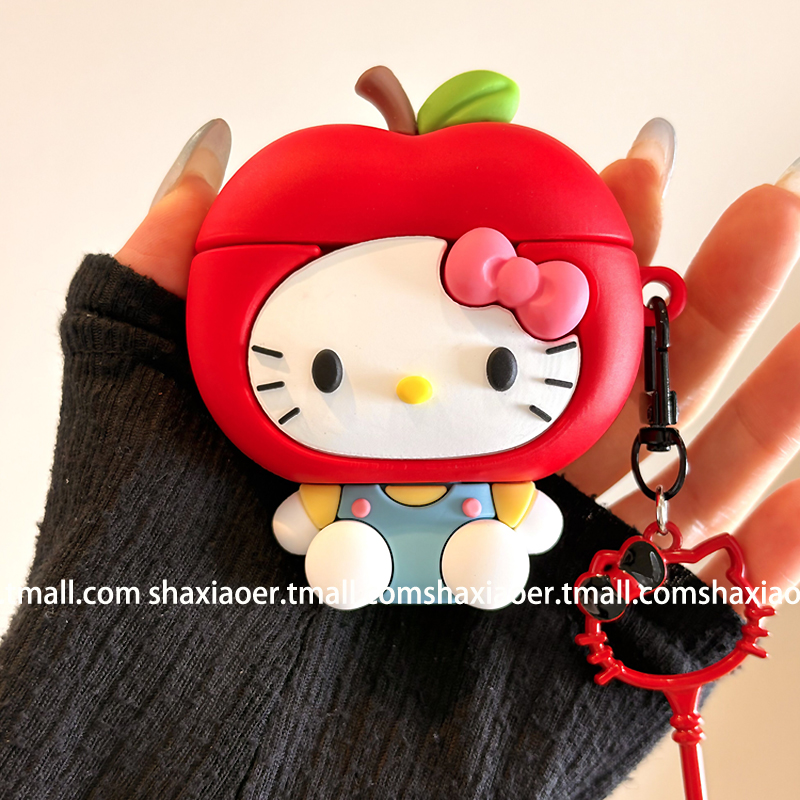 适用苹果耳机壳硅胶卡通可爱