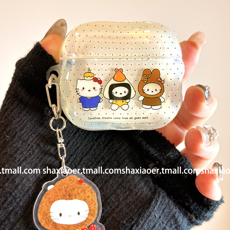 适用苹果耳机壳可爱卡通