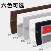 自粘型门底密封条挡风挡条防风条隔音玻璃防盗门门缝窗户浴室水条