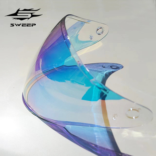 SWEEP S6彩色镜片半盔外镜片