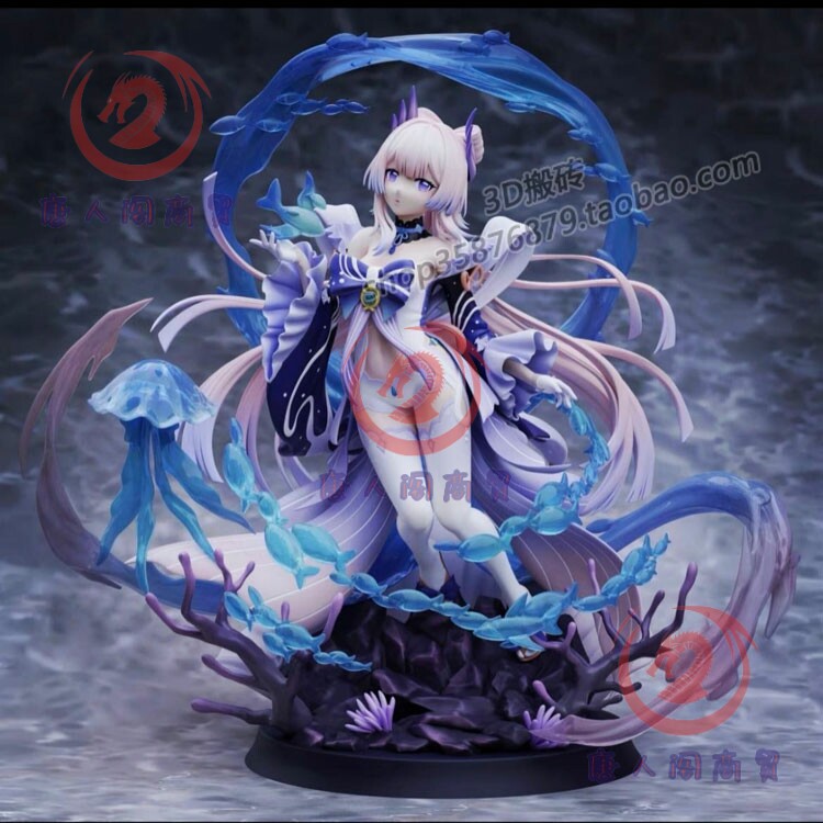 原神珊瑚宫心海STL模型OBJ图纸文件3D打印非手办GK白模成品