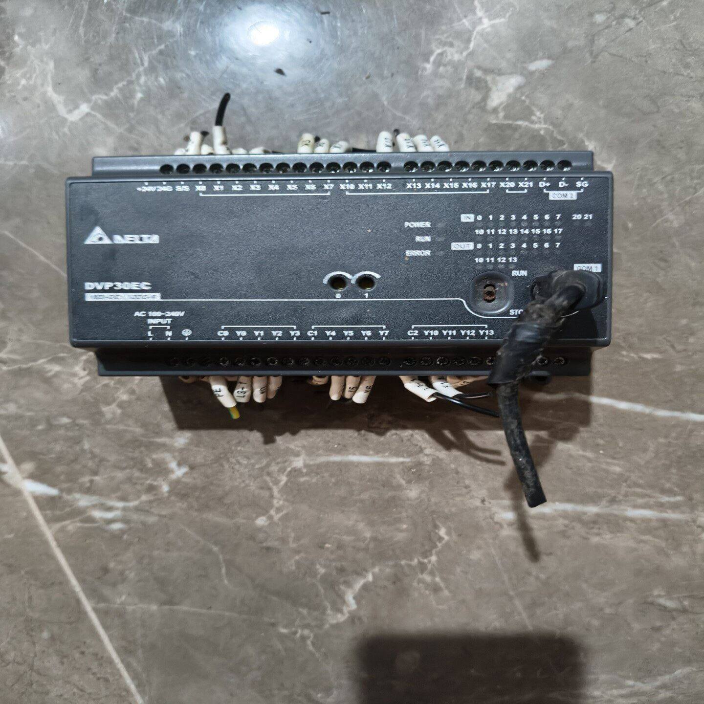 台达PLC可编程控制器，型号:DVP30EC00R3，拆机品,电子元器件市场,其它元器件,淘宝优惠券,粉丝福利购,淘宝优惠卷