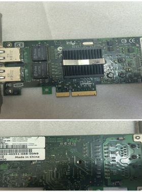 Intel Pro/1000双口千兆网卡，型号D33682，