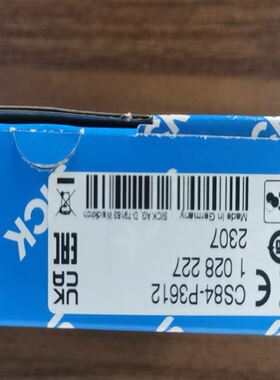 SICK西克色标传感器，型号CS84-P3612，订货号