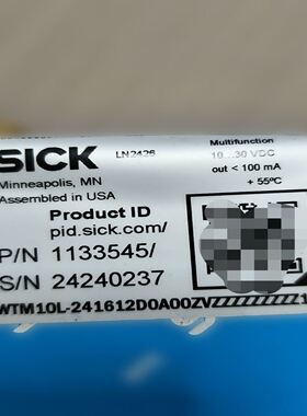 SICK 光电传感器 WTM10L -241612D0A0
