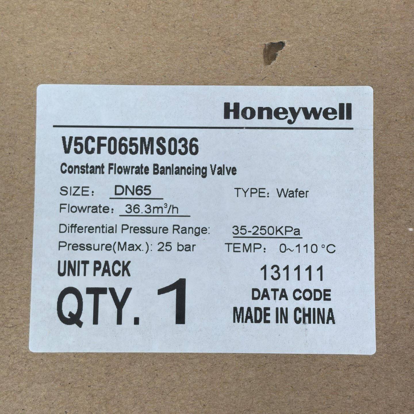 Honeywell V5CF250BS113、V5CF300