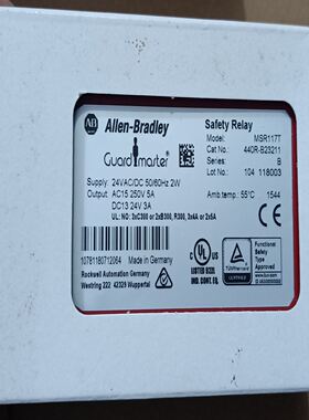 AB 罗克韦尔安全控制器 MSR117T 440R-B2