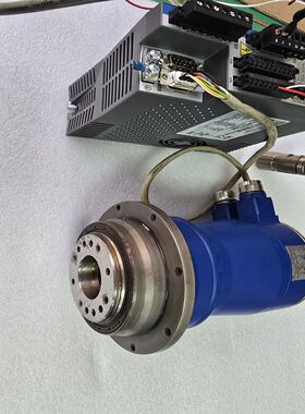 威腾斯坦减速一体电机TPM025-02IR-320，蓝色外壳