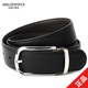 MALOOFDICK马洛夫蒂克腰带头层牛皮裤 带不锈钢针扣皮带男M23PB242