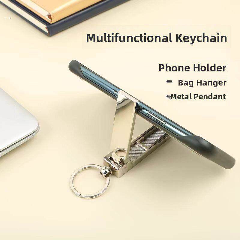 手机支架桌面隐形背贴支撑架子多功折叠便携迷你超薄固定懒人支架