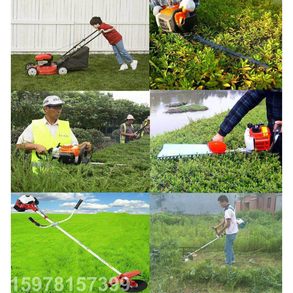 割草机背负式汽油家用农用割灌机打草除草机侧挂割稻机割草机