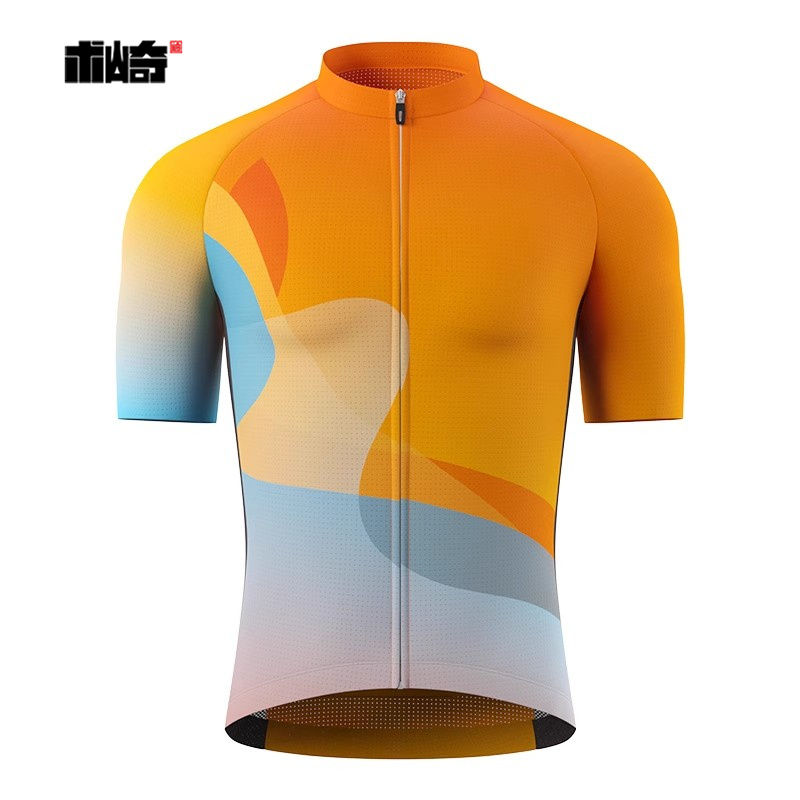 术崎SOUKESPORTS骑行服套装夏季骑行短袖背带中裤舒适海绵垫飞蝶