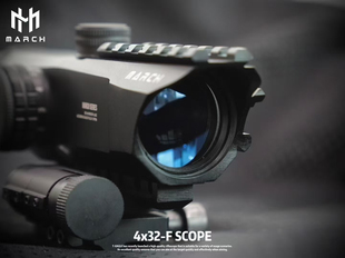 高清真实四倍海螺双面导轨瞄准镜带小红激光红点准星弹弓玩具备件