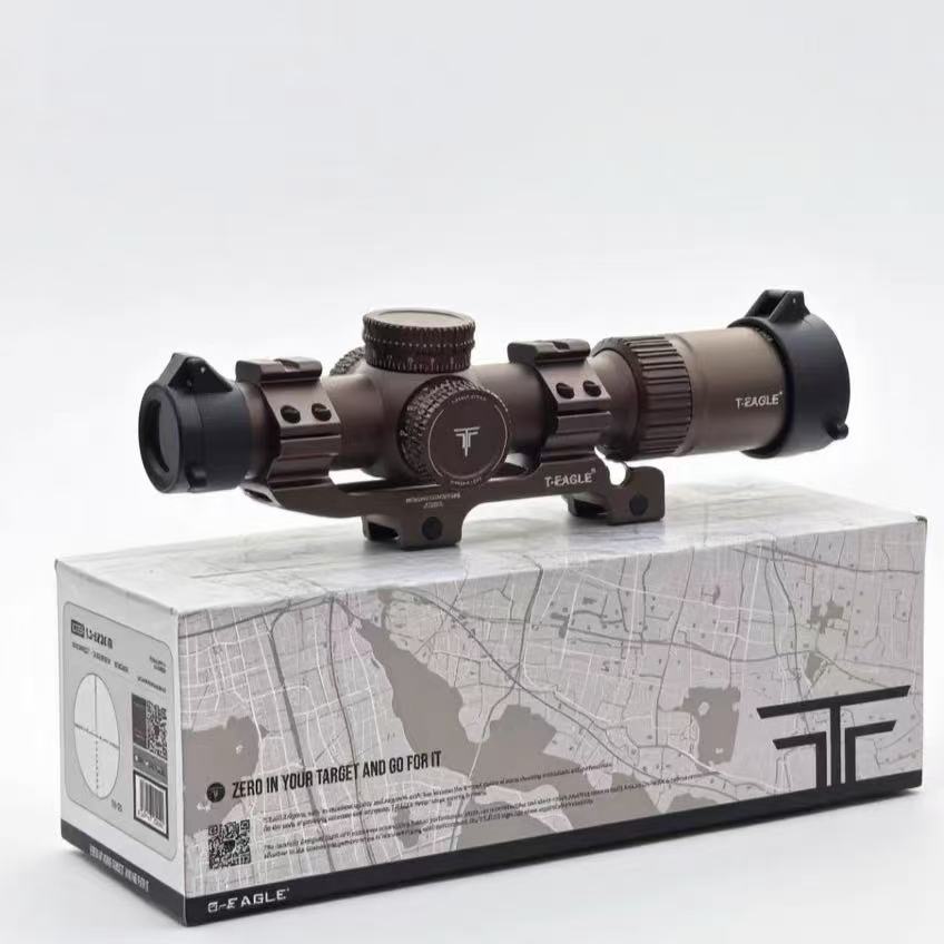 薄壁EOX1.2-6高清抗震6倍速瞄十字变倍模型摆件户外红绿双光弹弓