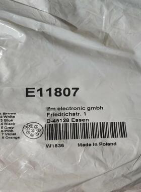 维修检查销售IFM配线，原装，E11807，全新