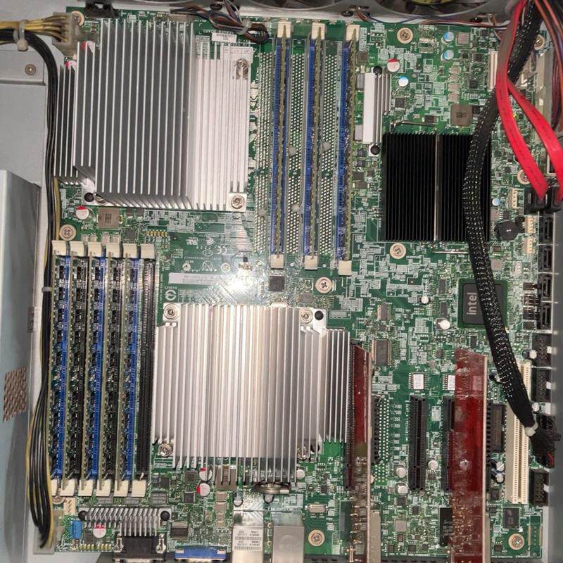 维修检查intel S5520HC主板 1366针 全好，带