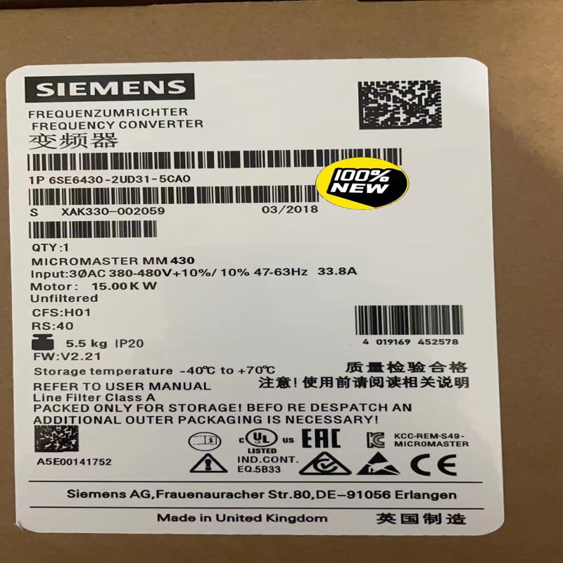 维修检查6SE6430-2UD31-5CA0全新西门子M议价