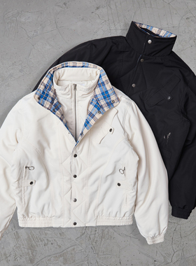 纽约潮牌Profound Foundation支线 复古风假两件结构棉服外套