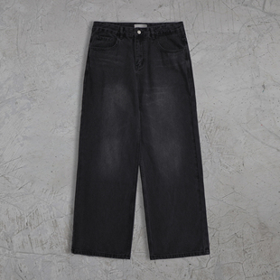 洗水做旧宽松阔腿BAGGY牛仔裤 经典 Foundation支线 Profound