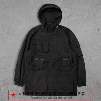 Profound Foundation支线 多袋机能风战术风中长款风衣外套