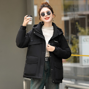 2025冬季新款韩版羽绒棉服女中长款加厚保暖今年流行爆款棉袄外套