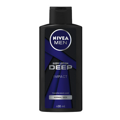 NIVEA妮维雅男士DEEP身体润肤乳400ml 24年11月