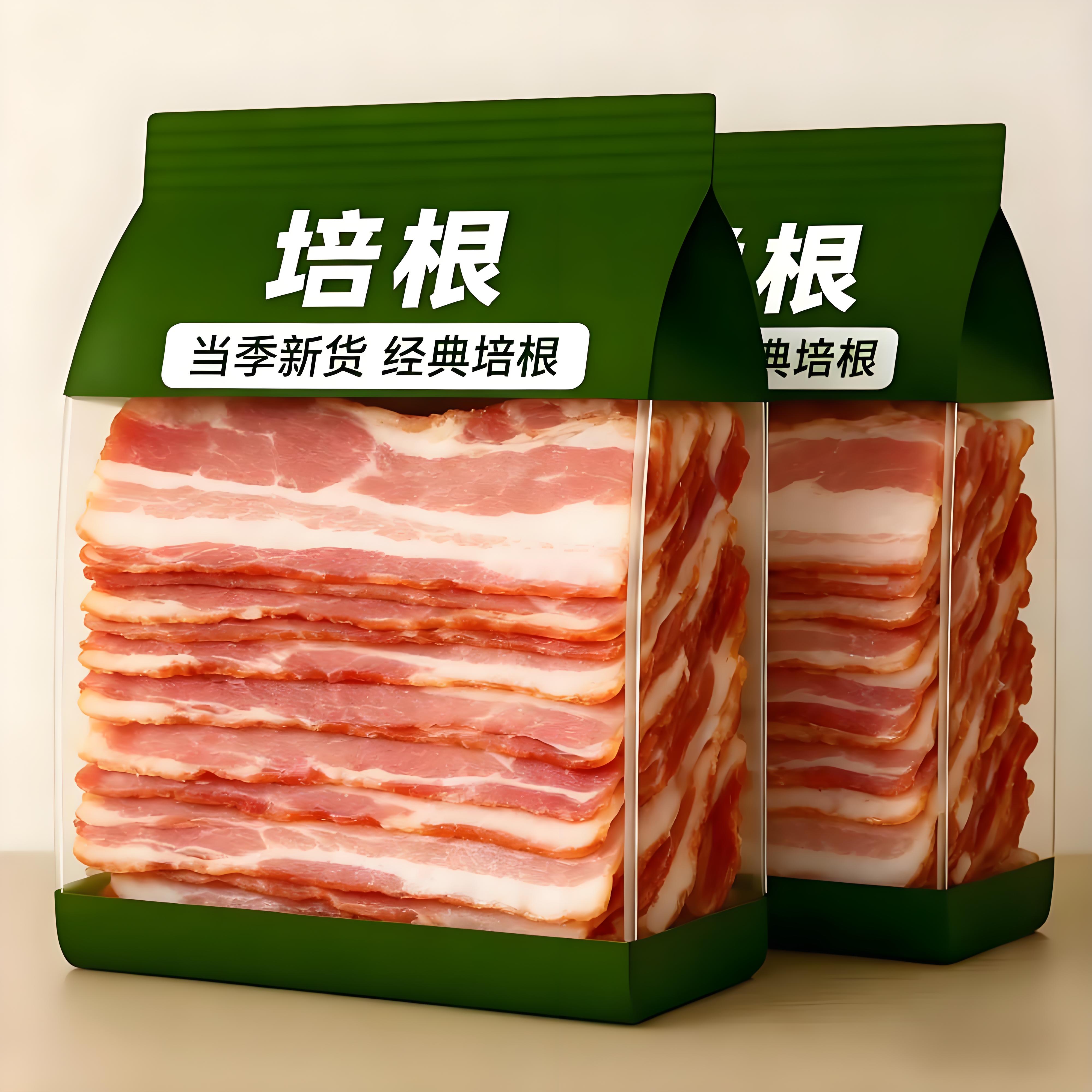 央妈推荐培根儿童无添加原切肉片三明治手抓饼专注儿童营养早餐