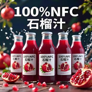 央妈推荐新疆红石榴汁轻上红石榴桑葚汁血橙汁无添加鲜榨新疆特产