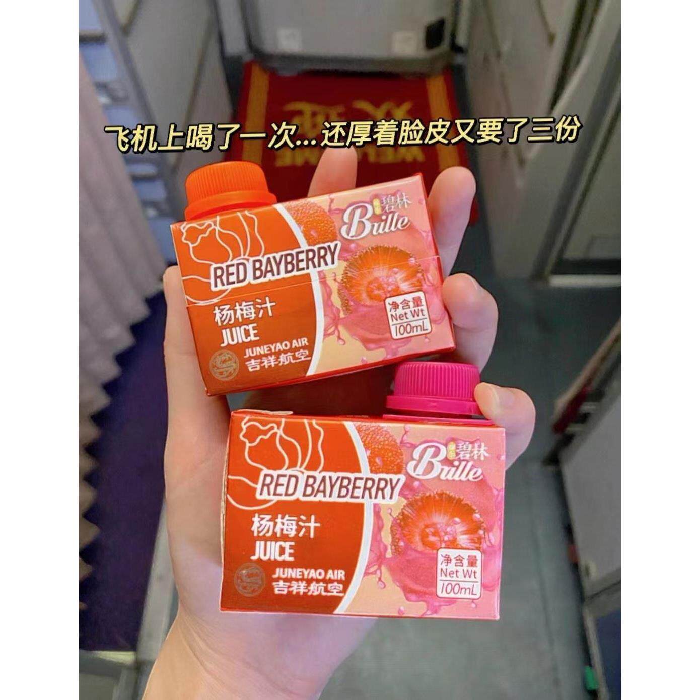 碧林杨梅汁碧林果汁吉祥航空同款杨梅汁24瓶迷你装石榴汁蓝莓汁饮