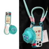 可爱趣味动物适用三星s24ultra手机壳s23 s21fe卡包a03core表情耳机包a14 a16斜挎a25高级感a35小众a52女a54