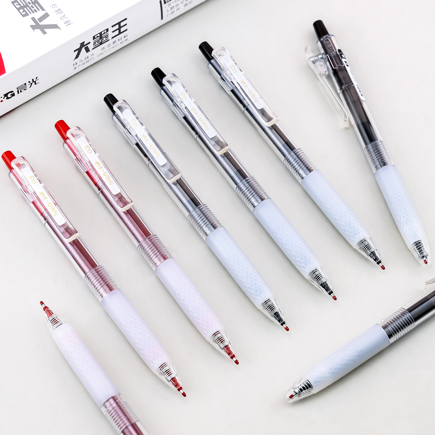 M＆G/晨光按动中性笔0.5mm子弹头