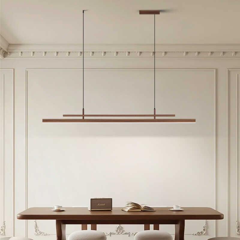 北欧简约创意餐厅灯设计师样板房一字岛吧台餐桌书房现代艺术吊灯