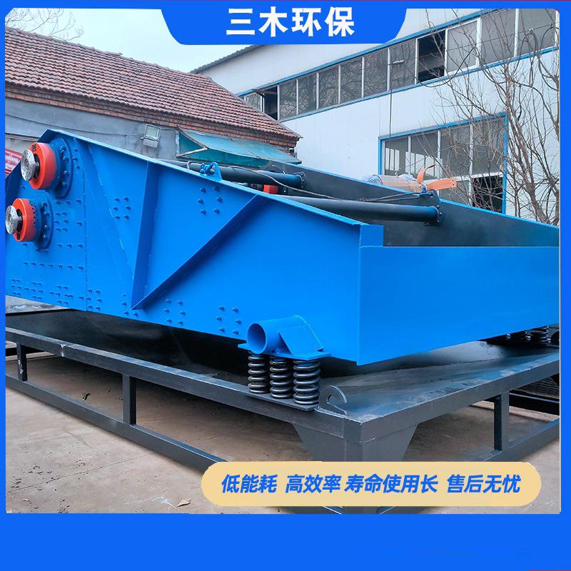 双轴脱水筛煤泥回收高频震动筛选机尾沙细沙回收一体机大型脱水筛