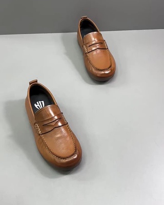 2279-1春季新品男士纯皮休闲舒适男鞋潮流百搭高级感个性高品质酷