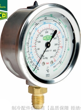 REFCO/威科压力表MR-202/302-DS-R12/R22/R134a