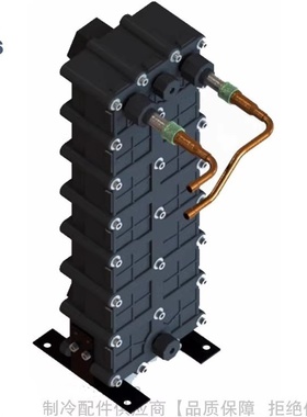 HZSS/沈氏R410A泳池热泵用壳盘管式换热器 SS-H600G7-1-S-D1