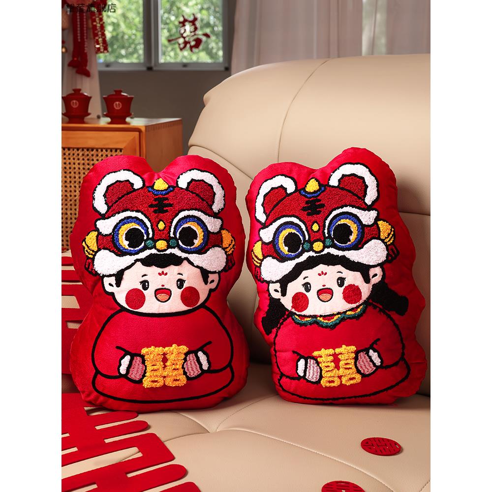 2026压床娃娃一对结婚新款