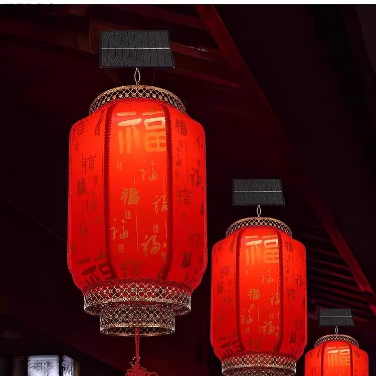 2026年新款太阳能户外古风吊灯