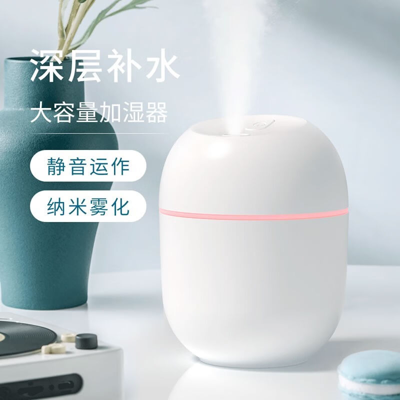 星斯基迷你加湿器卧室小型喷雾插电加湿器家用保湿车载usb大容量