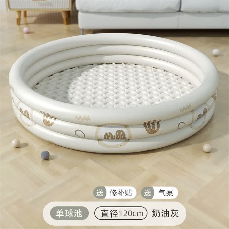 联合倍瑞海洋球球池儿童室内家用玩具宝宝波波池婴儿充气泳池围栏