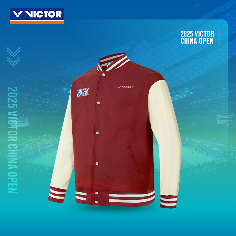 victor胜利威克多2025中国公开赛户外羽毛球服运动外套J-CO2503