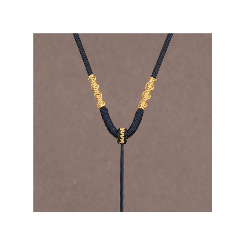 简约古法脖子吊坠挂绳玉佩水晶玉佛玉坠玉器项链绳挂坠绳子挂件绳